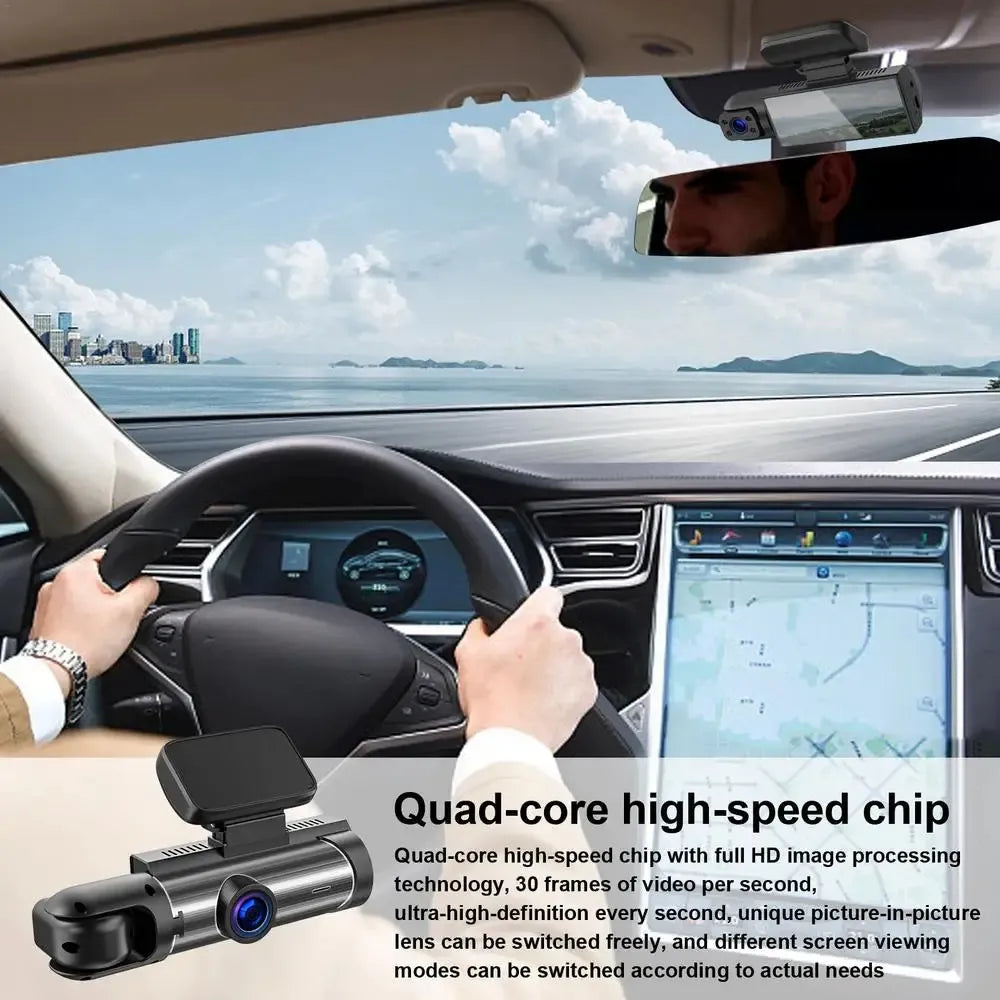 Dual Lens Car Dash Cam